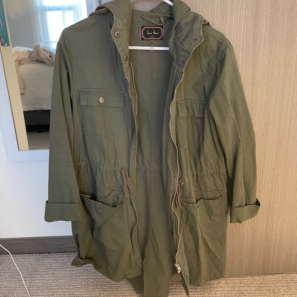 Army green jacket!